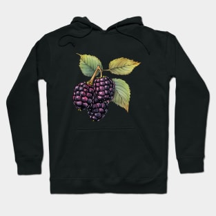 Blackberries Art Hoodie